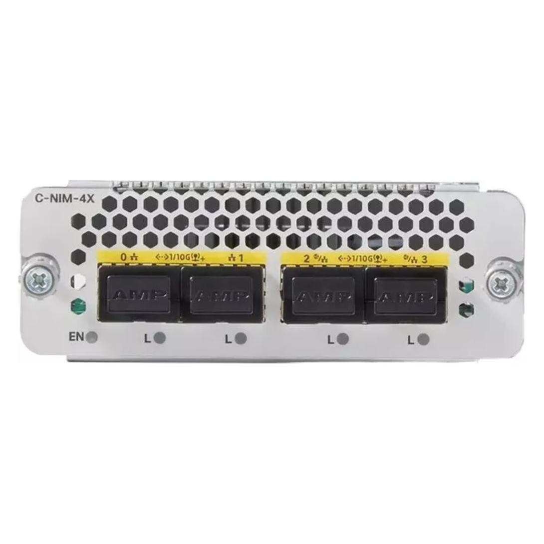Cisco Network Interface Module - Expansion module - 1000Base-X x 4 - for P/N: C8300-1N1S-6T C8300-1N1S-6T (4 Ports) (C-NIM-4X=)