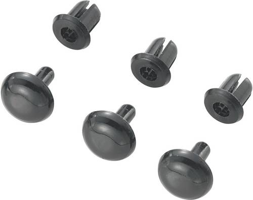 TRU COMPONENTS TC-SRR-450K203 TC-10820820 Spreizniete Loch-Ø 4mm Schwarz 1000St.