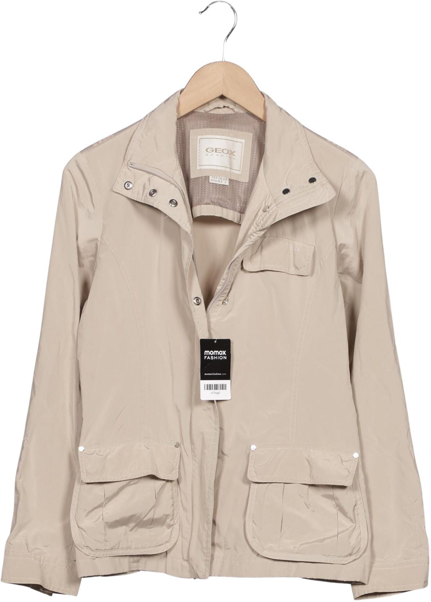 Geox Damen Jacke, Beige, Gr. EU 36, Synthetik - Second Hand