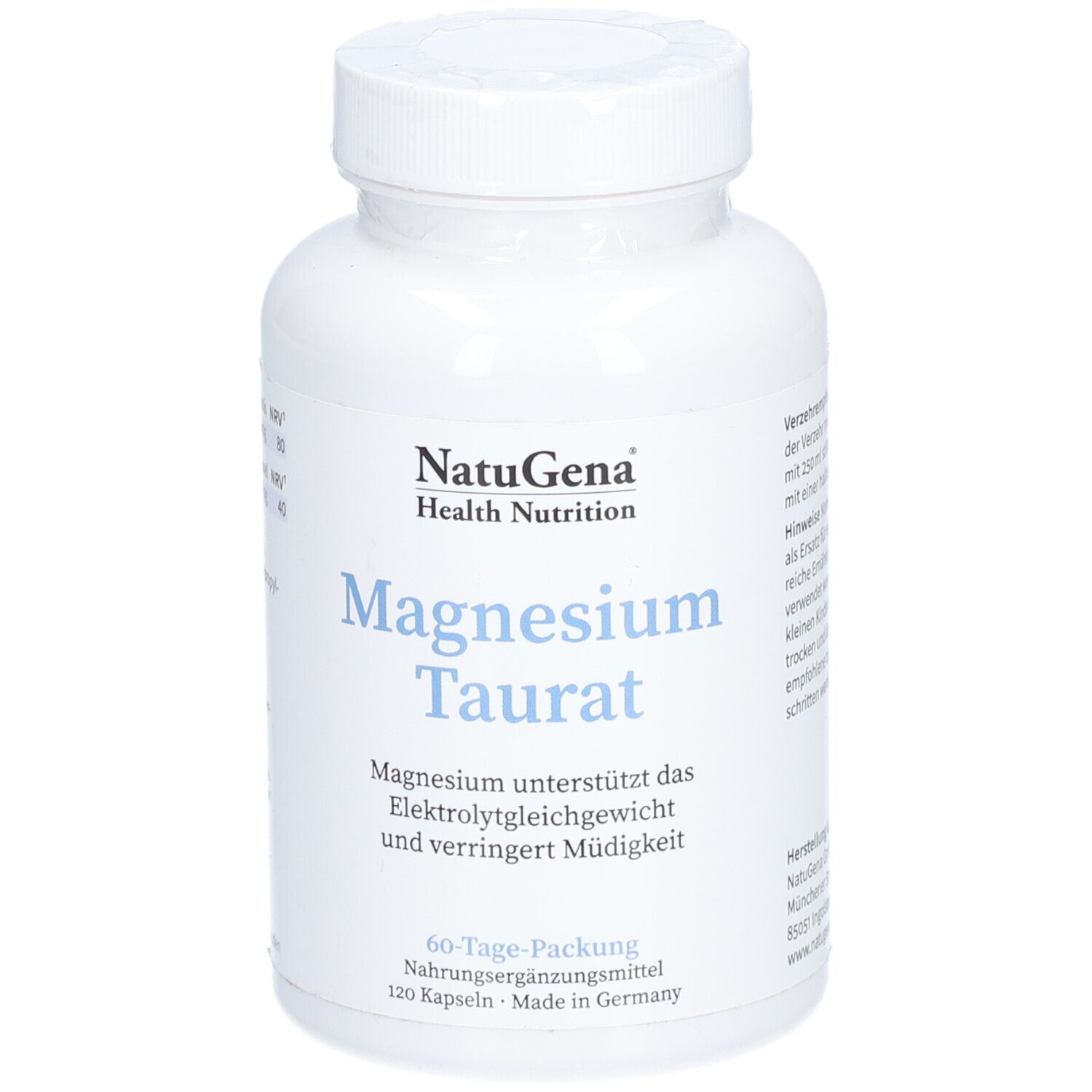 Natugena Magn Taurat KPS 120 St Kapseln