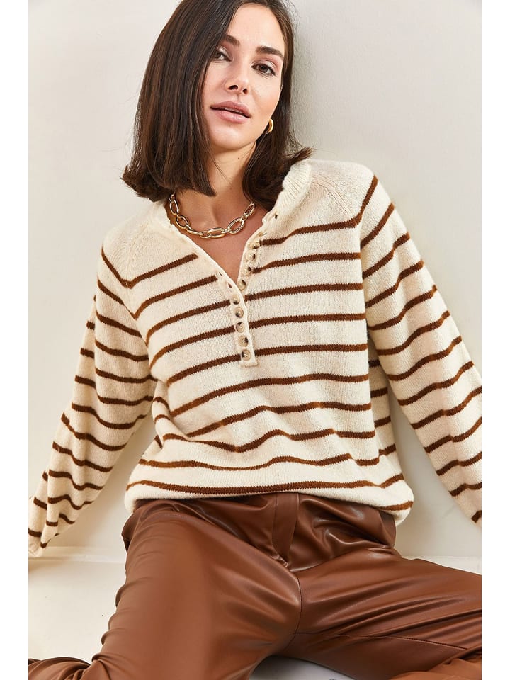 Happiness Istanbul Pullover in Beige - onesize
