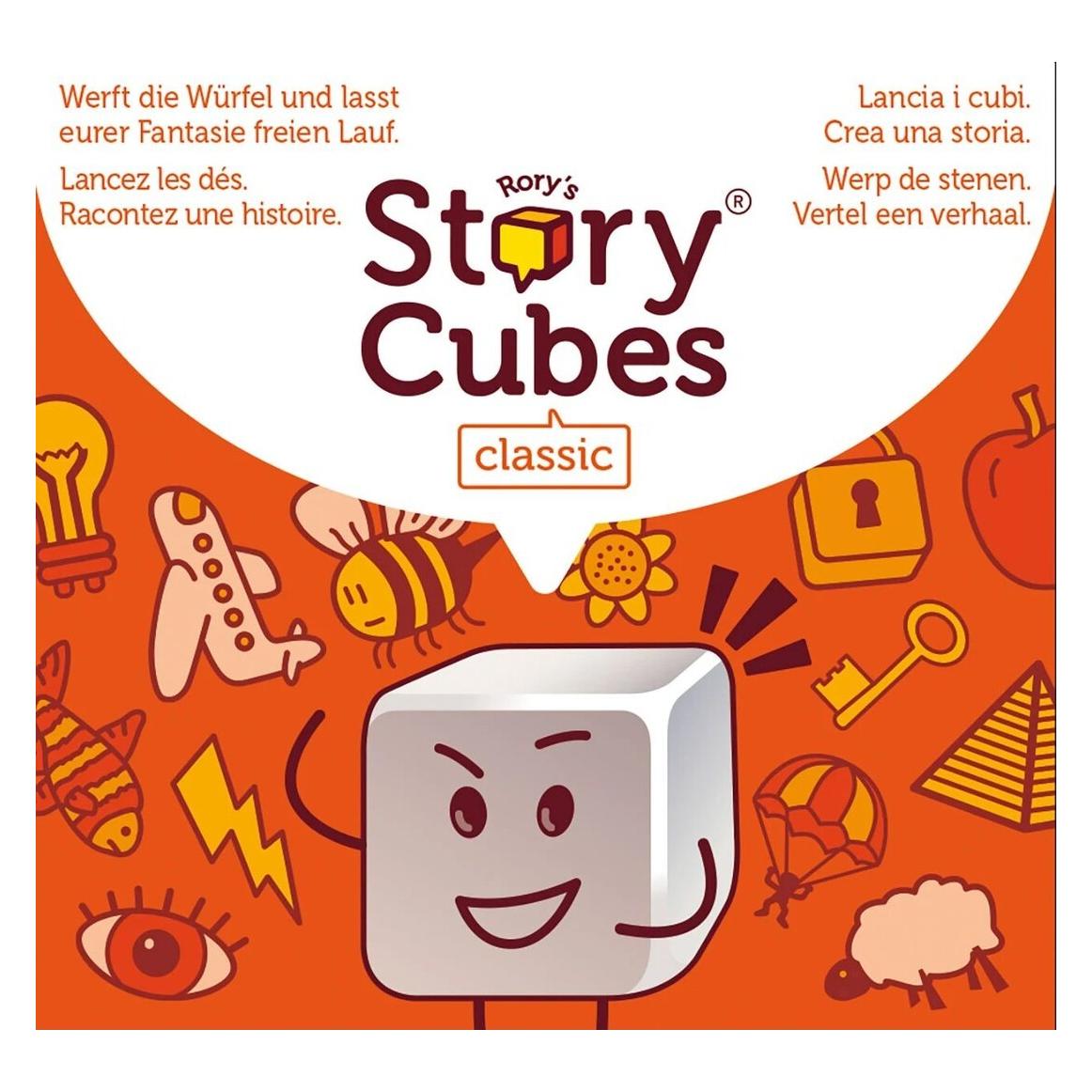 Asmodée Rory's Story Cubes - Original (Arancione) (Deutsch, Italienisch, 1 - 6 Spieler) (ASMRSC01ML8)
