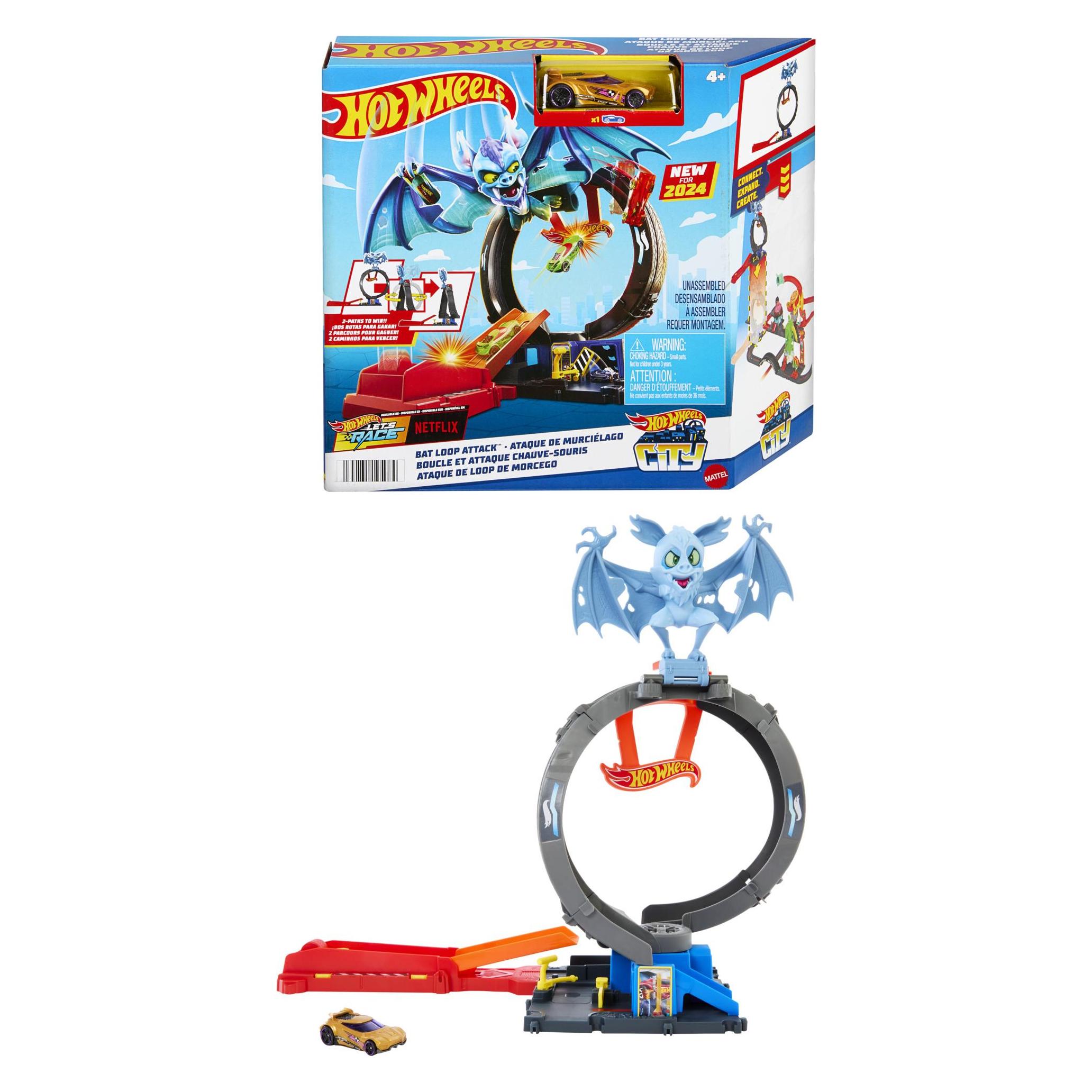 Hot Wheels City Nemesis Bat vs Tire Shop (HTN78)