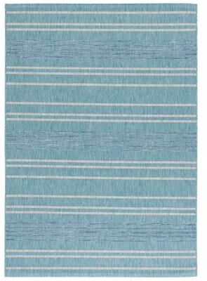SAFAVIEH Courtyard Kremena Indoor/Outdoor Stripe Rug