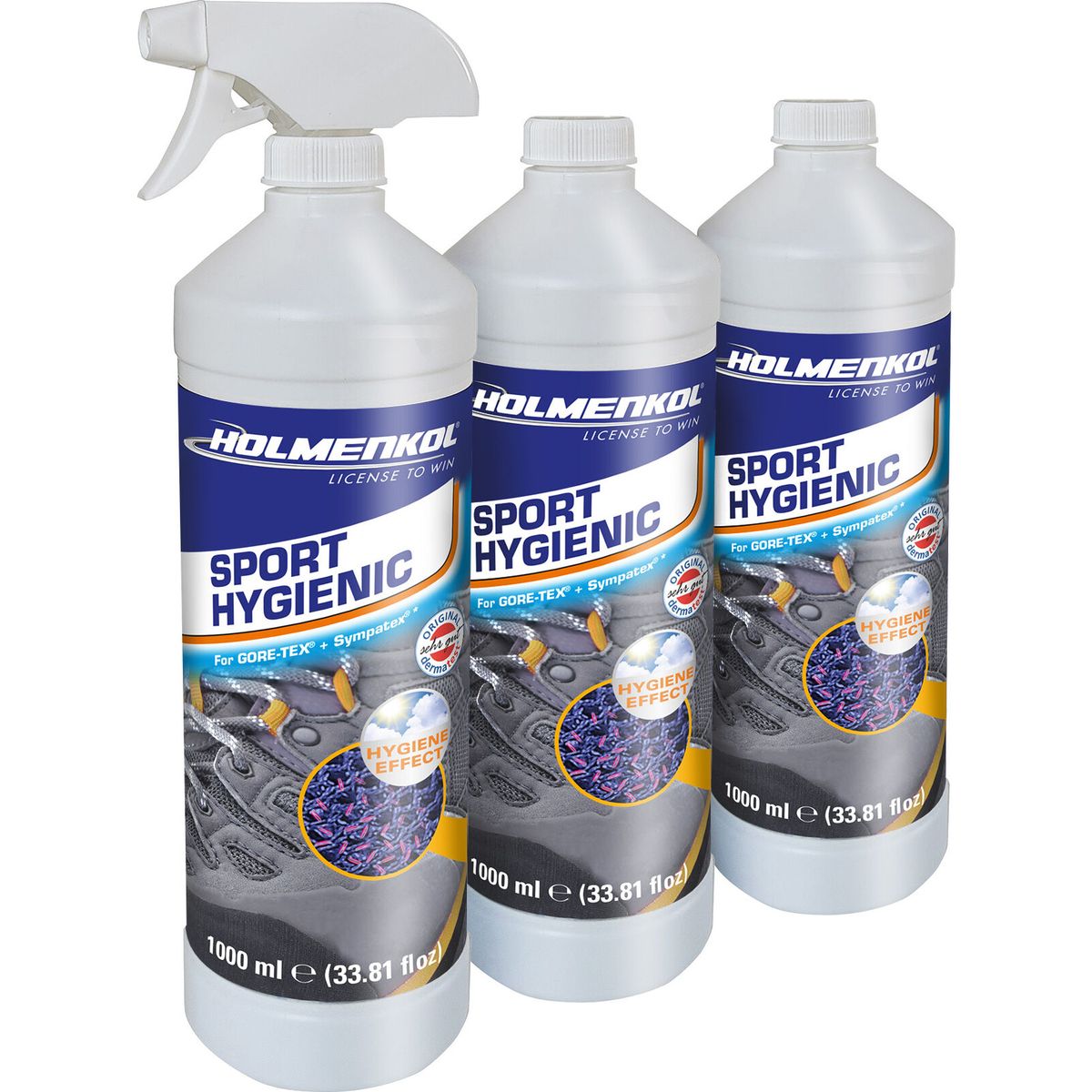 Holmenkol Sport Hygienic Set 3x 1l 22125