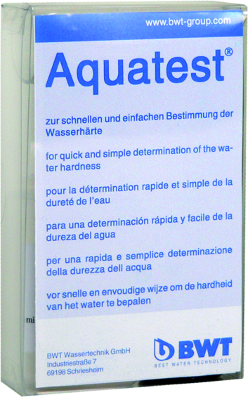 BWT AQA basic Aquatest-Härtetestgerät 18997E Messbereich 1-40 °C, zur Bestimmung der Wasserhärte