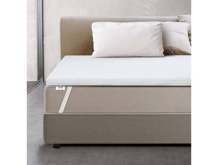 The White stone Topper Memory Foam für Einzelbett 100x210
