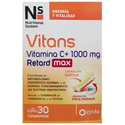 NS Vitans Vitamin C+ 1000Mg Retard Max 30 Comp