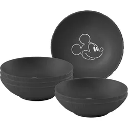 Villeroy & Boch Manufacture Rock - Mickey Mouse Dessertschalen, Schüssel + Schale, Schwarz