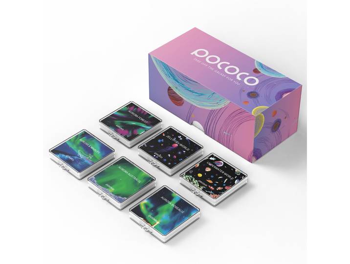 Aurora et Deep Sea - Disques pour projecteur POCOCO Galaxy, 5k Ultra HD, 6 pièces (sans projecteur)