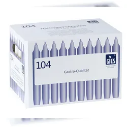 Gies Kerzen Gies Haushaltskerzen 104er-Karton weiss