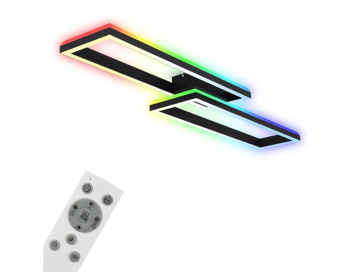 Briloner Leuchten - Deckenlampe RGB, Backlight Deckenleuchte LED, Dimmbar, Farbt
