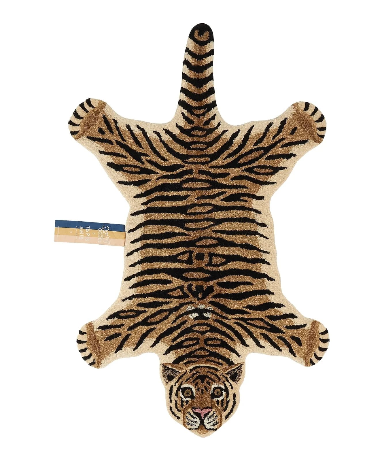 Doing Goods Drowsy tiger vloerkleed - Wol en katoen - L