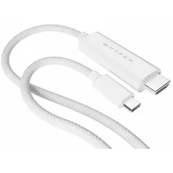 Targus HyperDrive 4K-Kabel USB-C auf HDMI 60Hz 2,5m weiß
