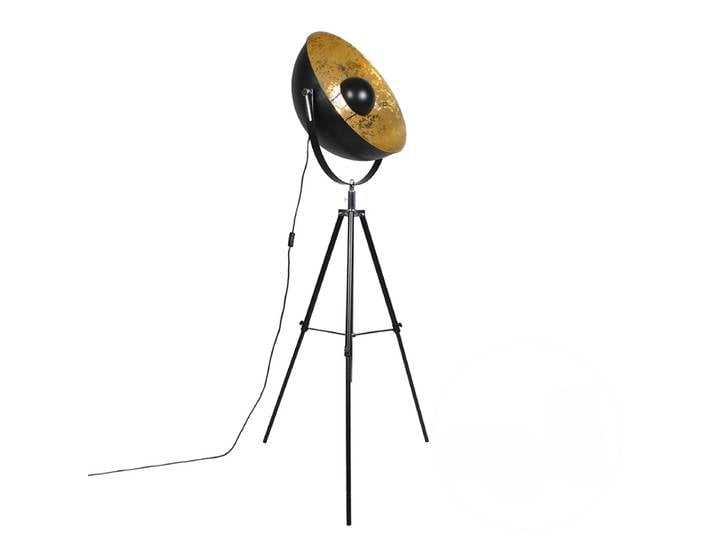 Lampadaire intelligent industriel noir trépied avec WiFi A60 -