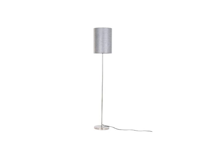 Lampadaire en polyester et acier gris 30x30x160 cm