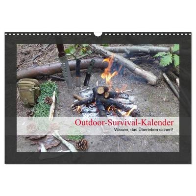 Outdoor-Survival-Kalender (Wandkalender 2027 DIN A3 quer), CALVENDO Monatskalender