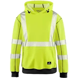 Warnschutz Kapuzen-Sweatshirt "PORTLAND" - M - gelb