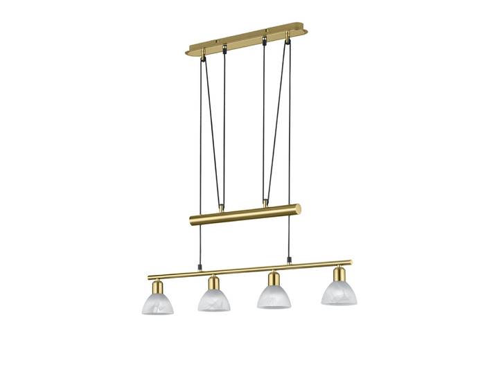 Trio Levisto Pendelleuchte Metall/Glas Alabasterfarbig