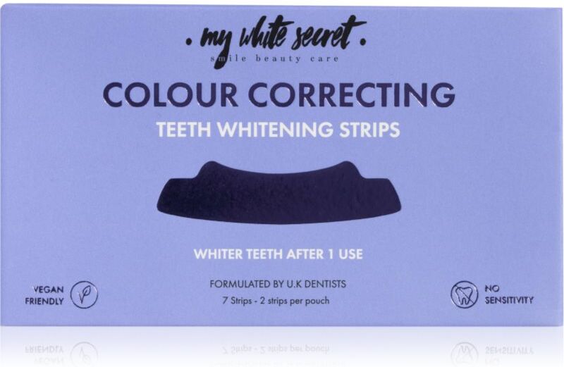My White Secret Colour Correcting whitening strips 7 pc