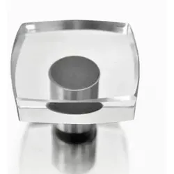 Design Möbelknopf 30mm, Kristall klar