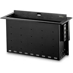 StarTech Table Connectivity Box (Wanddose), Kabel Zubehör, Schwarz
