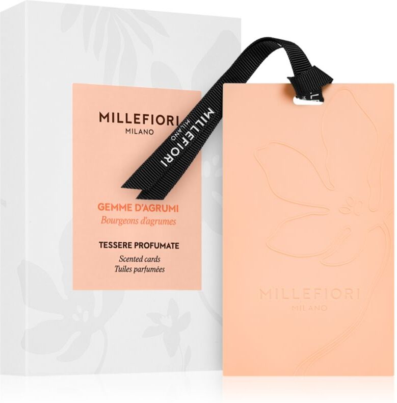 Millefiori Milano Laundry Gemme D´Agrumi Carte parfumée 3 pcs