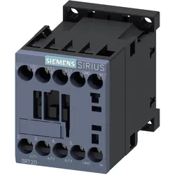 Siemens Schütz AC-3, 4kW/400V, 1S, AC 24V 50/60Hz, 3-polig, S00 Schraubanschluss, Relais