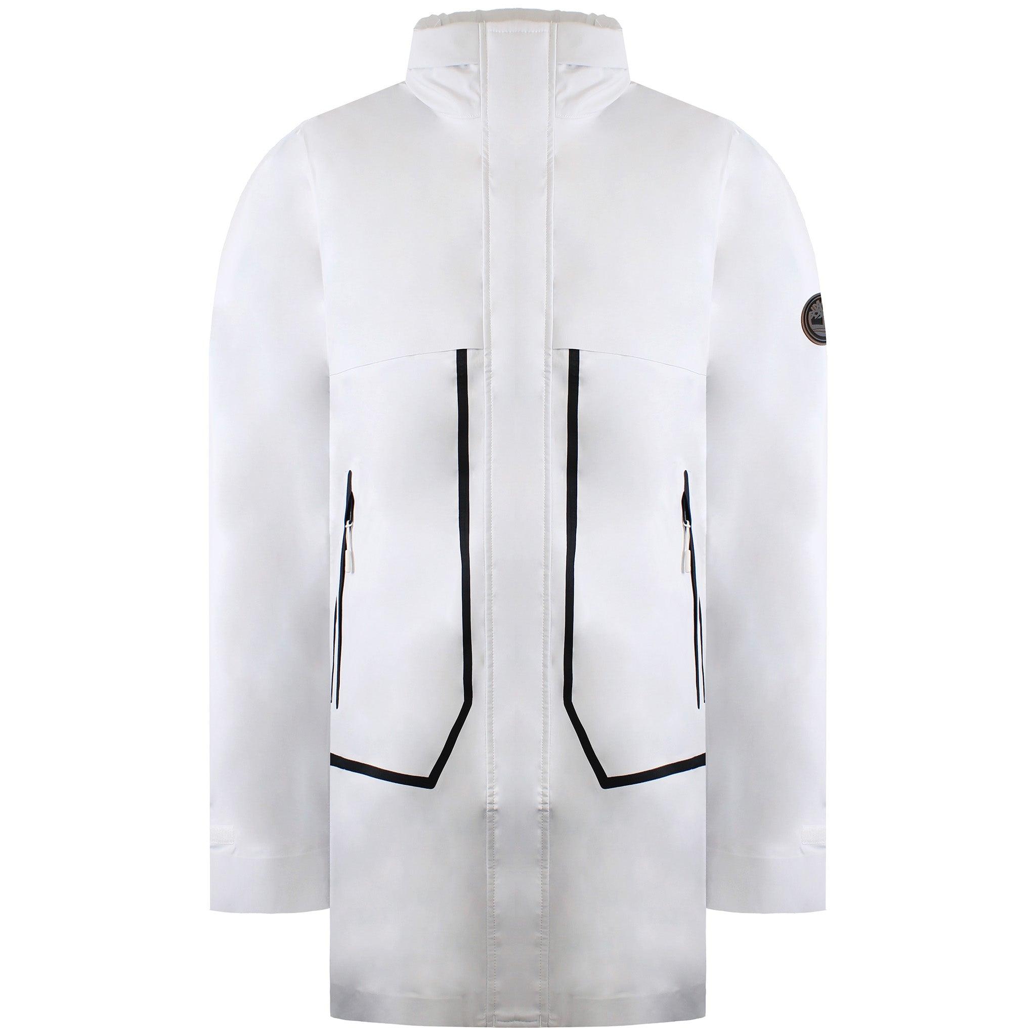 Timberland Wasserdichte Herren-Story-Jacke in Weiß