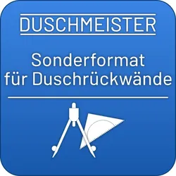 DM-WIN Duschmeister Sonderformat.. - Duschmeister Duschrückwände