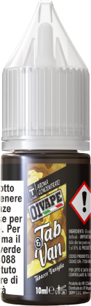 01 Vape Tab & Van Aroma Concentrato 10ml Tabacco Vaniglia
