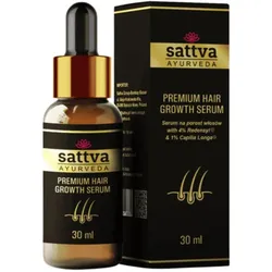 Sattva Ayurveda, Haaröl + Haarserum, SATTVA Premium Hair Growth Serum serum na porost włosów 30ml (30 ml)