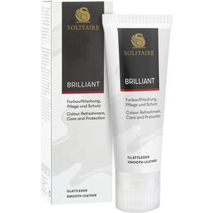 Solitaire Schuhcreme Brilliant, schwarz, für Glattleder & Tex-Membranen, 75ml
