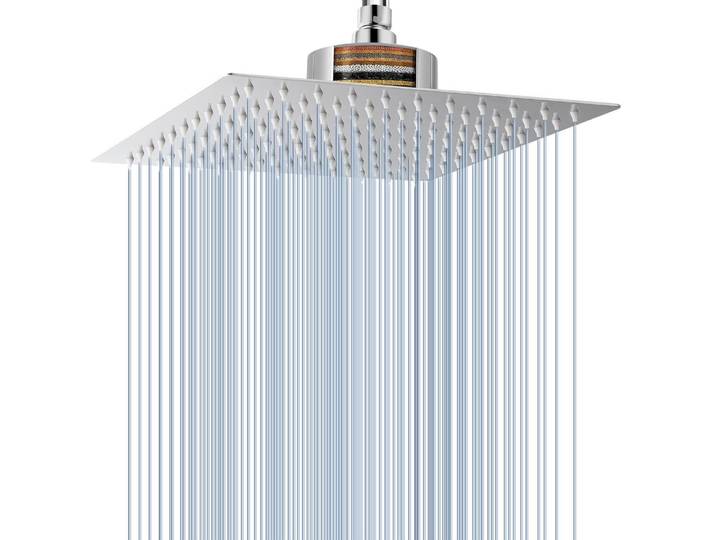 Regenduschkopf mit Filter, Edelstahl, 25cm, Chrom