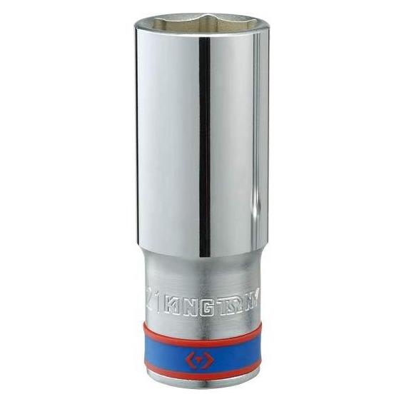 King tony 423510M Stecknuss, metrisch, 1/2 Zoll, lang, 10 mm (423510M)