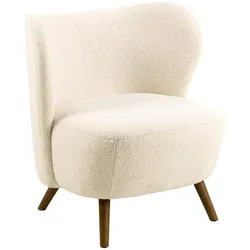 Actona »Crosby« Loungesessel 76x82x73 cm / Stoff creme