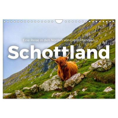 Schottland - Eine Reise in den Norden von Großbritannien. (Wandkalender 2027 DIN A4 quer), CALVENDO Monatskalender