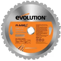 Evolution, Sägeblatt, universal TCT saw RAGE 185mm 20z (EVO-185-MULTI)