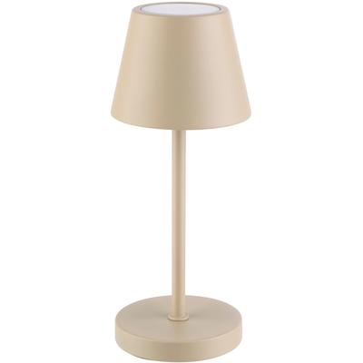 APS LED Tischleuchte "MERLE MICRO" Kabellose USB-C Tischleuchte", beige (sand), 1, Ø 8cm H: 20cm, 1 Stk., Leuchten, Spritzwasssergeschützt IP 54, inkl. Dockinstation und Fernbedienung, LED Tischleuchte