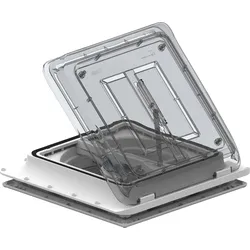 Fiamma Turbo Vent Premium Dachhaube mit Ventilator 40 x 40 cm crystal