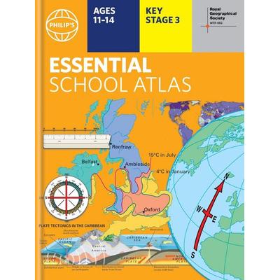 Philip's RGS Essential School Atlas, Gebundene Ausgabe von Philip's Maps, Octopus Books, 978-1-84907-694-4