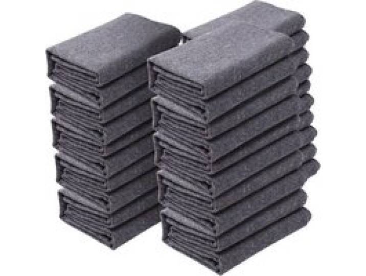VEVOR Couvertures de Déménagement de Meubles 1829x1372 mm Lot de 12 Grandes Couvertures de Protection d'Emballage Robustes en Coton Recyclé pour Protéger Meubles Planchers Appareils Électroménagers