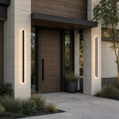 "Haylen   Waterproof LED Wall Light   12"" / 3 Colors + Remote Dimming   Outdoor Lighting   MOD LIGHTING"