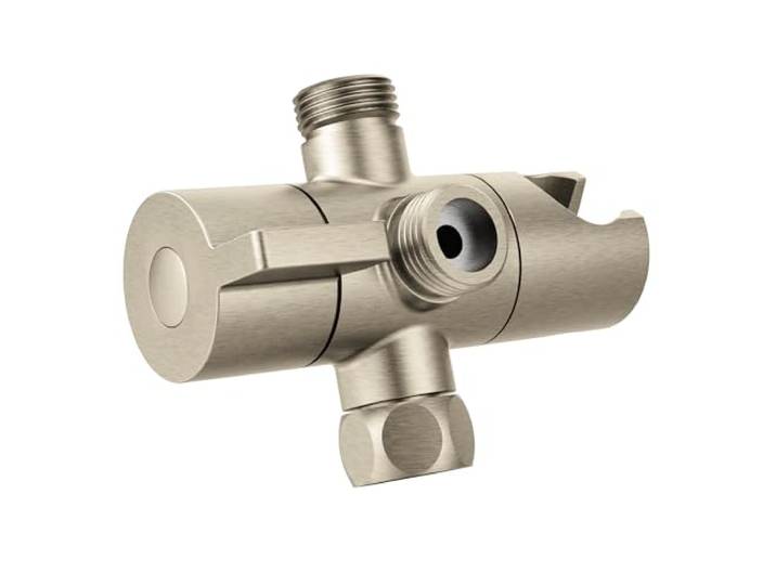 Moen cl707bn Dusche Arm Umschalter mit Handbrause Wiege, gebürstetes Nickel