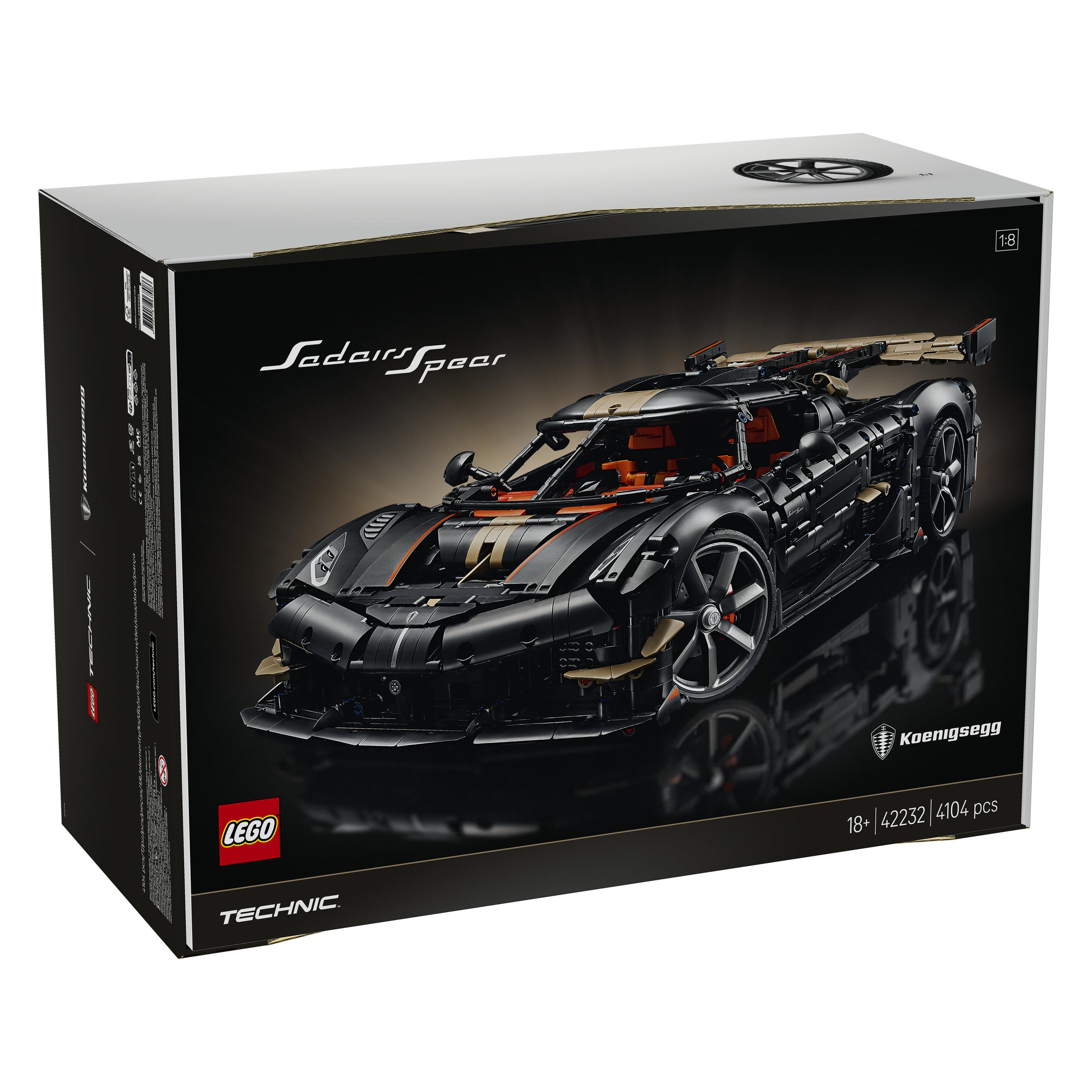 LEGO Koenigsegg Sadair's Spear Hypercar (LEGO Technic) (42232)