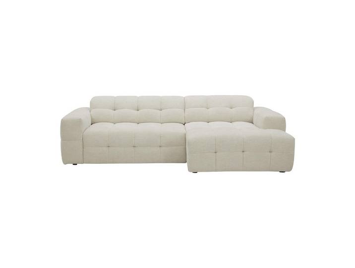 Vente-Unique Relaxsofa - 4 Personen - stoff - beige Vikono, Beige, Kunststoff, 268x77x157 cm, Wohnzimmer, Sofas & Couches, Sofas