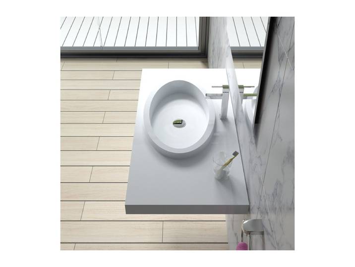 Plan vasque solid surface Réf : SDPW45