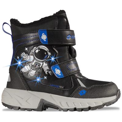 Winterstiefel LOTTO, Damen, Gr. 25, schwarz, blau, Synthetik, mehrfarbig, Schuhe Winterstiefel, - mit blinkenden LEDs im Obermaterial