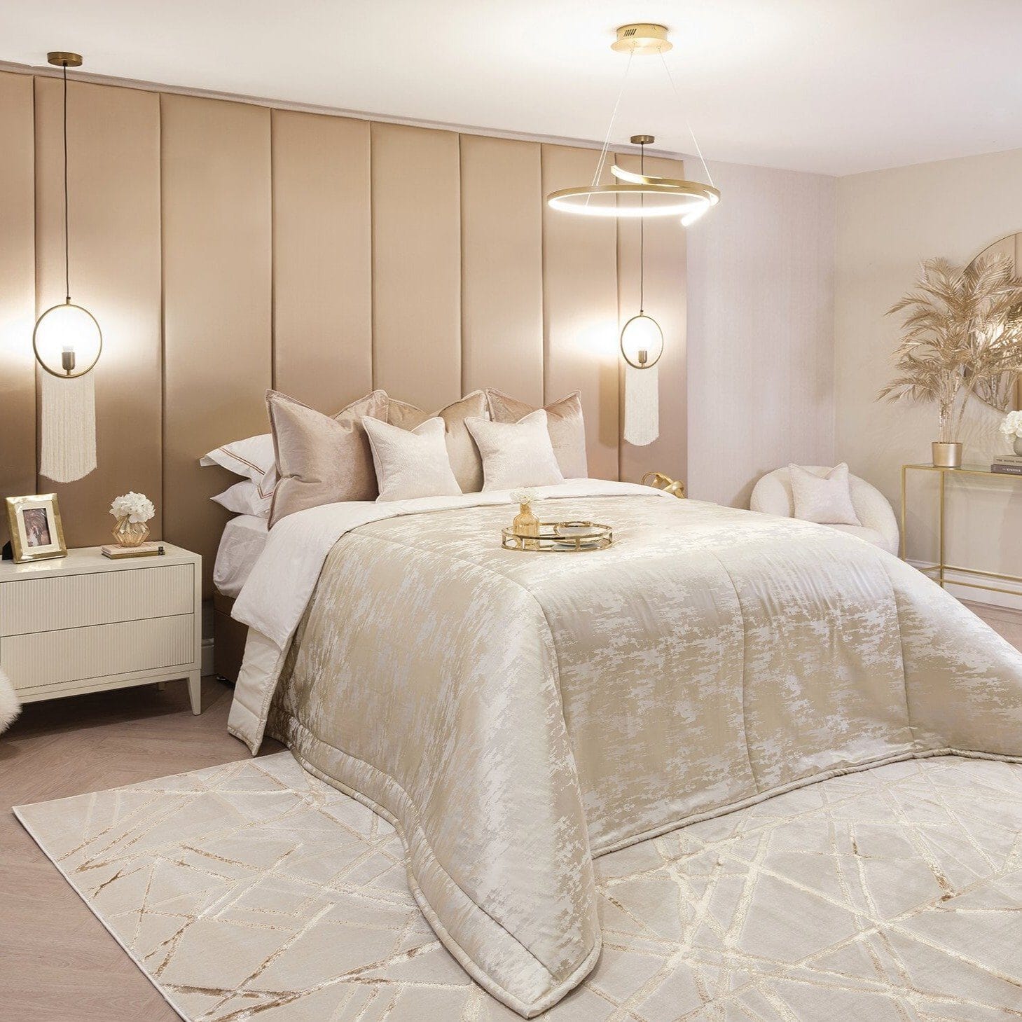 Orato Gold Adjustable Pendant Ceiling Light