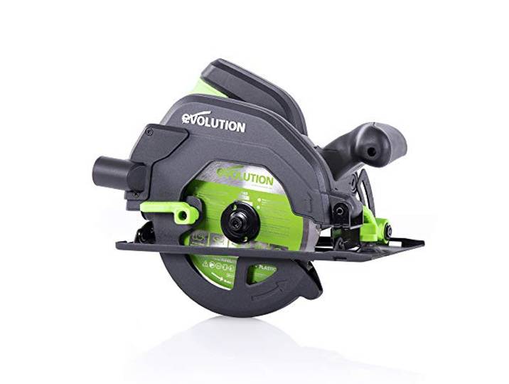 Evolution Power Tools F165CCSL Scie Circulaire Multi-Matériaux\, Découpe l’acier\, l’aluminium\, le bois clouté\, le plastique et bien plus\, 165 mm (230V)